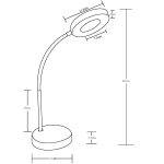 desk lamp line drawing