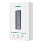 eng pl ugreen m 2 ssd bay usb 3 2 gen 2 drive superspeed usb 10 gbps usb type c cable 0 5m gray cm400 10902 68861 8
