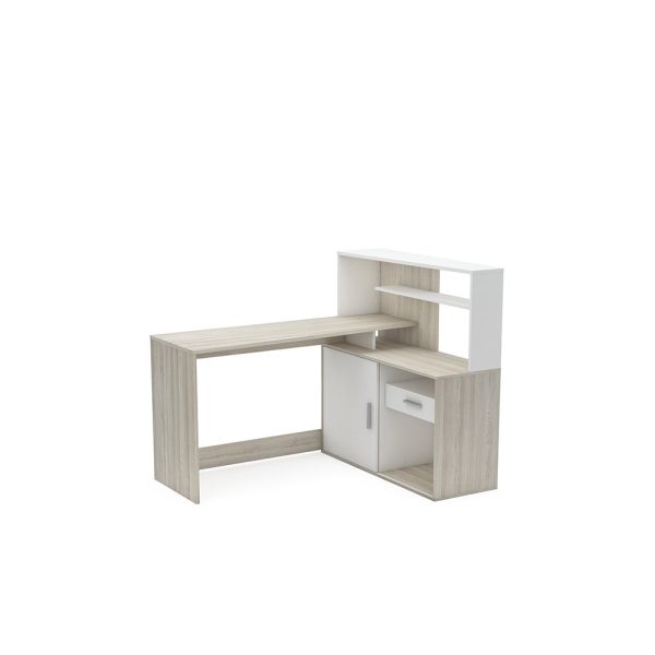 office desk brice oak white 299140