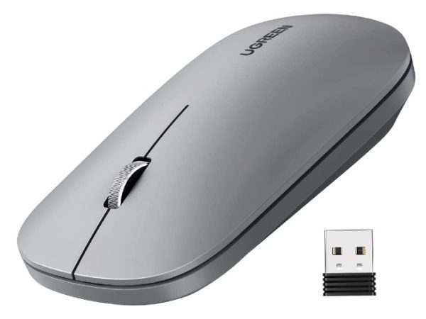 ugreen 90373 portable wireless mouse grey 1