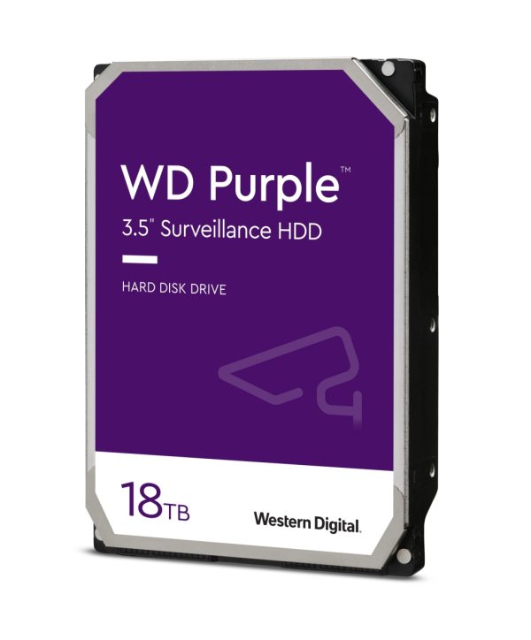 wd purple 3.5 hdd left 18tb hr