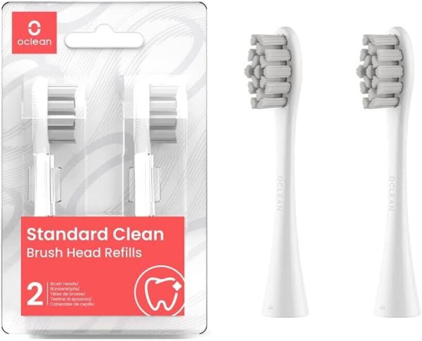oclean standard clean brush head refill weiss 2 stk 2