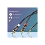 0007809 ugreen 35mm male to 2rca male 2 auxiliary stereo y splitter audio cable