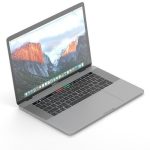 notebook macbook pro 15inch 2018 space gray and silver 3d model 3567760200
