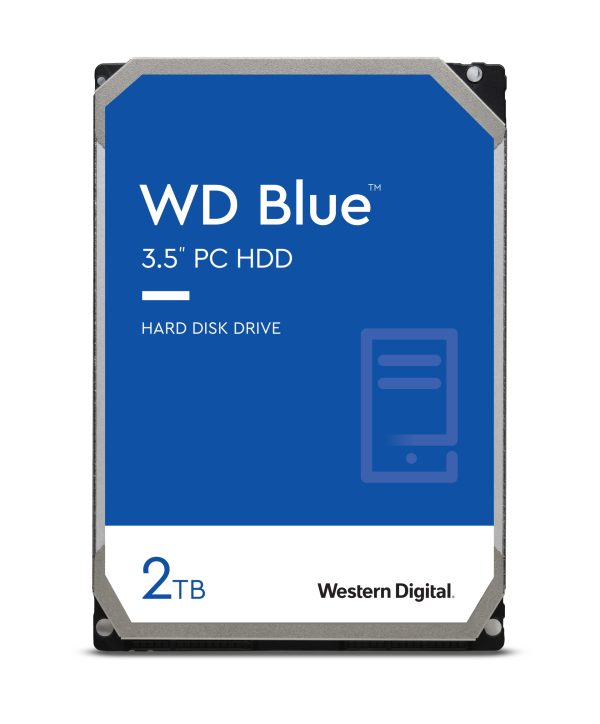 wd blue 3.5 hdd front 2tb hr